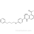 3 &#39;&#39; - ACETYL-2 &#39;&#39; - HYDROXY-4- (4-PHENYLBUTOXY) BENZANILIDE CAS 136450-06-1